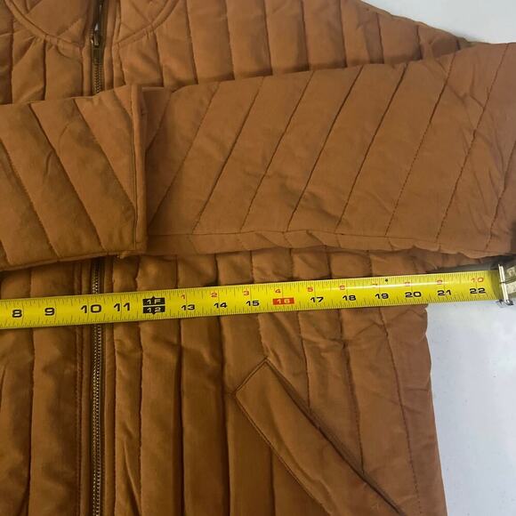 Disamer Tan Light Weight Quilted Jacket - Picture 9 of 10